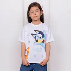 BLUEY - POLO NIÑA MC - JERSEY 100% ALGODON