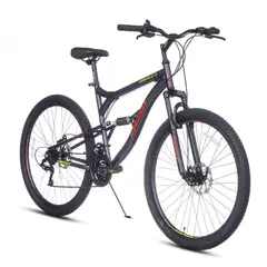 BEST - Bicicleta Corvus / Doble Suspensión / Aro 27.5 / 18 velocidades / Gris oscuro