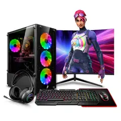 TEROS - COMPUTADORA BOMBARDERA BRILLANTE, RYZEN 5 5600G, 16GB, SSD 1TB, MONITOR 24″ IPS FHD, COMBO