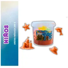 GENERICO - Kit Arena Mágica sensorial - Incluye Moldes , Juego Sensorial