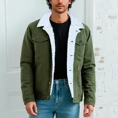 ELEMENT SPECIAL EDITION - Casaca Jean con Peluche Interior Estilo Urbano Premium