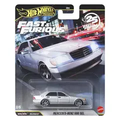 MARCA - Auto a escala - Hot Wheels - Mercedes-Benz 500 SEL - TOKIO DRIFT - PREMIUM - Rápidos y Furiosos