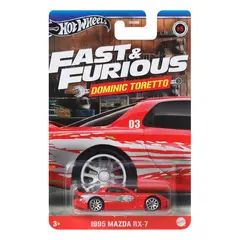 MARCA - Auto a escala - Hot Wheels - MAZDA RX7 - BASIC - DOMINIC TORETTO - FAST & FURIOUS