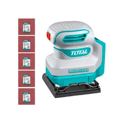 TOTAL TOOLS - Lijadora Orbital 20v + 5 Lijas No Incluye Batería/cargador