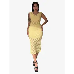 GENERICO - VESTIDO LARGO CASUAL PARA MUJER