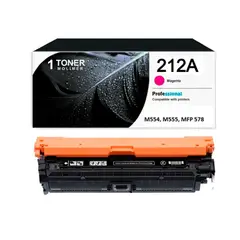 FIVEX - Toner HP Compatible 212A Magenta W2123A 5,500 Paginas Alta Calidad