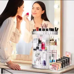 GENERICO - ORGANIZADOR DE MAQUILLAJE GIRATORIO 360