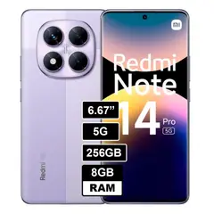 XIAOMI - CELULAR REDMI NOTE 14 PRO 5G 256GB 8GB MORADO