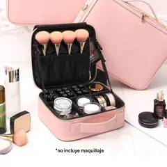 GENERICO - Neceser Profesional Glam Kiss Divisiones Ajustables Impermeable