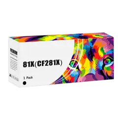 FIVEX - Toner Compatible HP 81X Negro CF281X Para MFP M630m604n