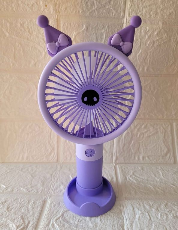 VENTILADOR RECARGABLE LILA