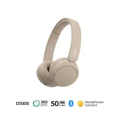 SONY - Audifonos Bluetooth WH-CH520 50Hrs - Beige