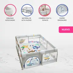 DOUX BEBE - Corral Infantil con pelotas «NUDO» Gris