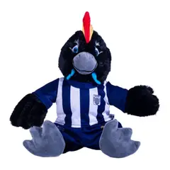 EDITORIAL BERLIN - Peluche gigante gallo negro 35 cm - Alianza Lima