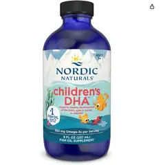 GENERICO - Nordic Naturals DHA líquido para niños 530mg Omega-3 - 8 ONZAS (237ml)