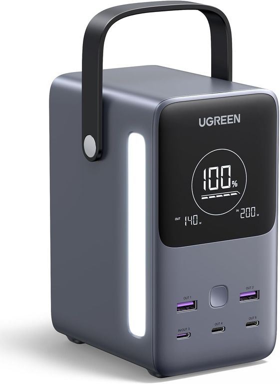Power Bank 48000mAh 300W con pantalla digital inteligente iluminación