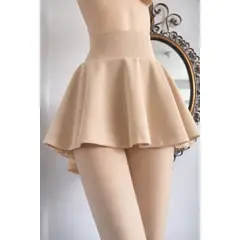 GENERICO - Falda Corta Skater de Mujer Tiro Alto Modelo VALERIA 20M13