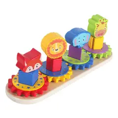 GENERICO - Montessori Stacking Block Toys Educational Gear Fine Motor