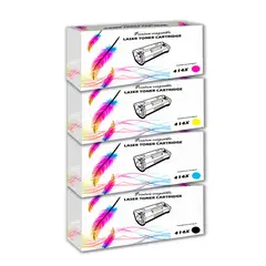 FIVEX - Kit de toner HP Compatible 414X CYMK M454dw M479dw Con CHIP