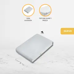 CUZKA - Sábana para Cuna colecho «300 HILOS» White