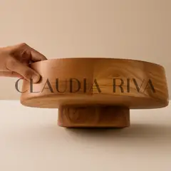 CLAUDIA RIVA HOME - Bowl de madera Acacia Con base