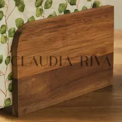 CLAUDIA RIVA HOME - Servilletero Madera Acacia Curvas