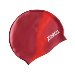 ZOGGS - Gorro de Natación Junior de Silicona Multicolor Rojo