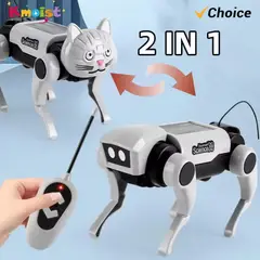 GENERICO - Perro Gato Robot Armable + Control Remoto Juguete Educativo Interactivo Regalo Niño Navidad Genieka