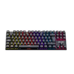 HALION - Teclado Mecanico Gamer COMANCHE 88 KM202 Switch Rojo