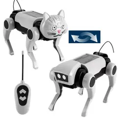 GENERICO - Perro Robot Armable + Control Remoto Educativo Interactivo Regalo Juguete Niño Navidad Genieka