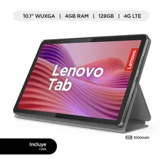 LENOVO - Tablet TAB LTE 128GB 4GB RAM 101” 4G LTE Luna Grey