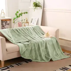 CUTE - MANTA ALTO RELIEVE DE HOJAS QUEEN SIZE