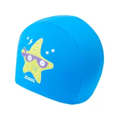 ZOGGS - Gorro de Natación de Spandex para Niños Azul