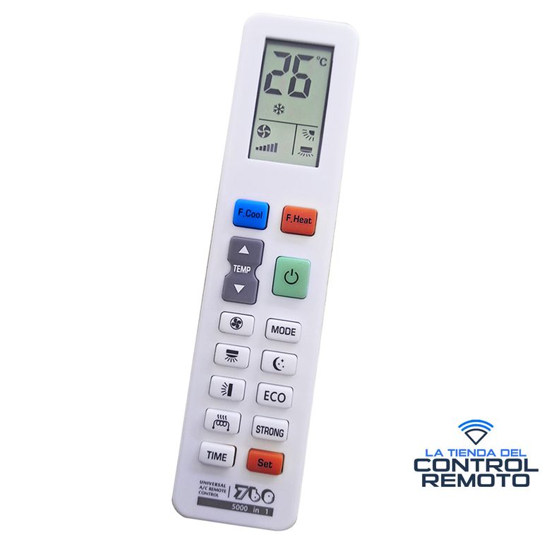 Control Remoto Universal Para Aire Acondicionado Khor Carrier