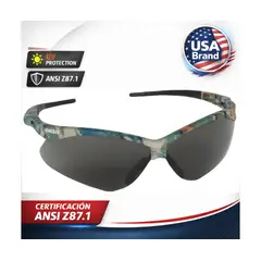 GENERICO - Lentes de seguridad deportiva kleenguard nemesis ANSI Z87 99%UV FLEXIBLE USA BRAND