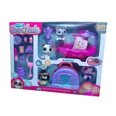 GENERICO - Juguete Set de Veterinaria y Cuidado de Mascotas Pet Club - 4 Perritos y Accesorios