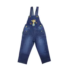 GENERICO - Overol jean con bordado jumper niño azul