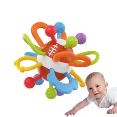 GENERICO - Juguete Sensorial Sonajero Molar para Bebé - Pelota de Béisbol