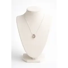 GENERICO - Collar hilo transparente con dije en forma de gota