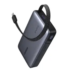UGREEN - Power Bank 20,000 mAh y 67W con cable tipo C integrado PB550 - 55996