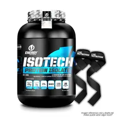 ENERGY NUTRITION - Isotech 1 kg / Proteina Isolatada - Chocolate + Straps
