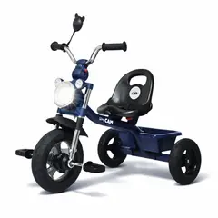 GENERICO - Triciclo Niños 3 Ruedas con Luces y Sonido, Cinturón de Seguridad y Diseño Estilo Moto