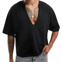 GENERICO - Polo Hombre Cuello V Profundo Urbano