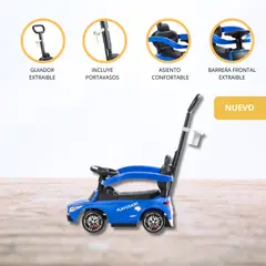 MERCEDES BENZ - Correpasillo empujador 3 en 1 «BUGGY» Blue