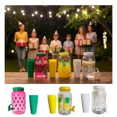 GENERICO - Dispensadores de Agua de 3 Lts Jgo x 3 Unds