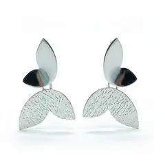 VANDRALA - ARETE DE PLATA MARIPOSA GRANDE