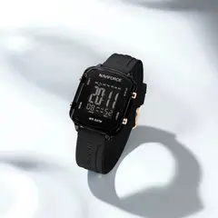 NAVIFORCE - RELOJ JUVENIIL MODERNO PARA DAMA 7120 BLACK