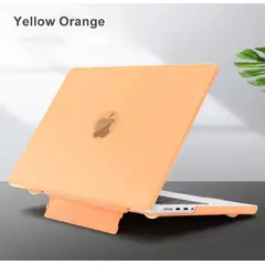 GENERICO - Funda Case Rígida para MacBook Air 13.3 M1 A2337 / A2179 / A1932 con soporte - NARANJA