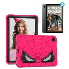GENERICO - Protector Kids Antigolpe para Tablet Samsung Galaxy Tab A11 SM-X133 Fucsia Black