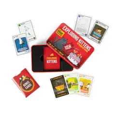 EXPLODING KITTENS - Edición Original - Edición de hojalata del 10º aniversario